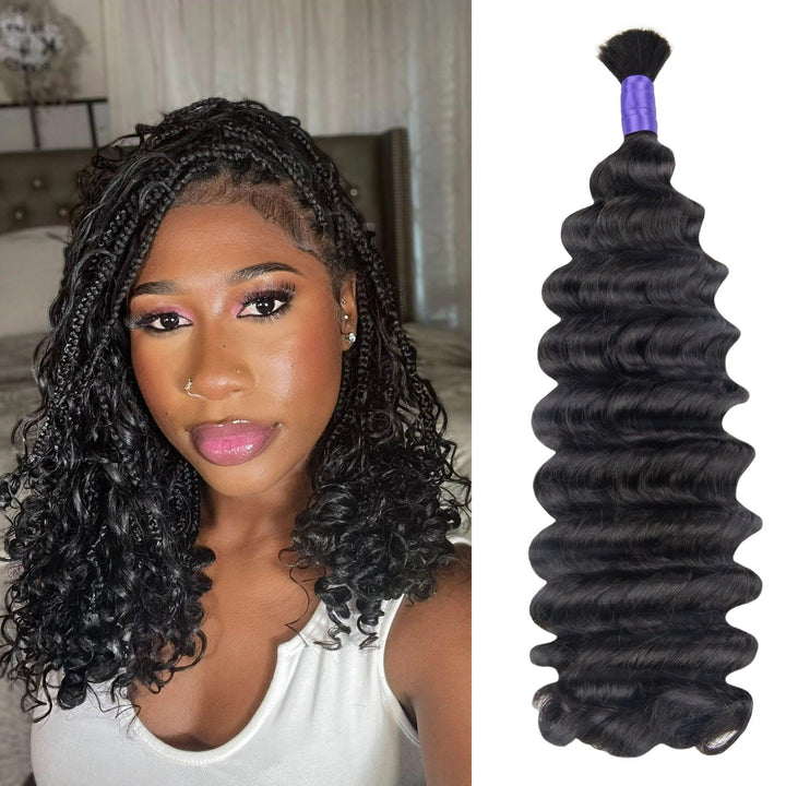 Deep Wave Braiding Hair Boho Braids