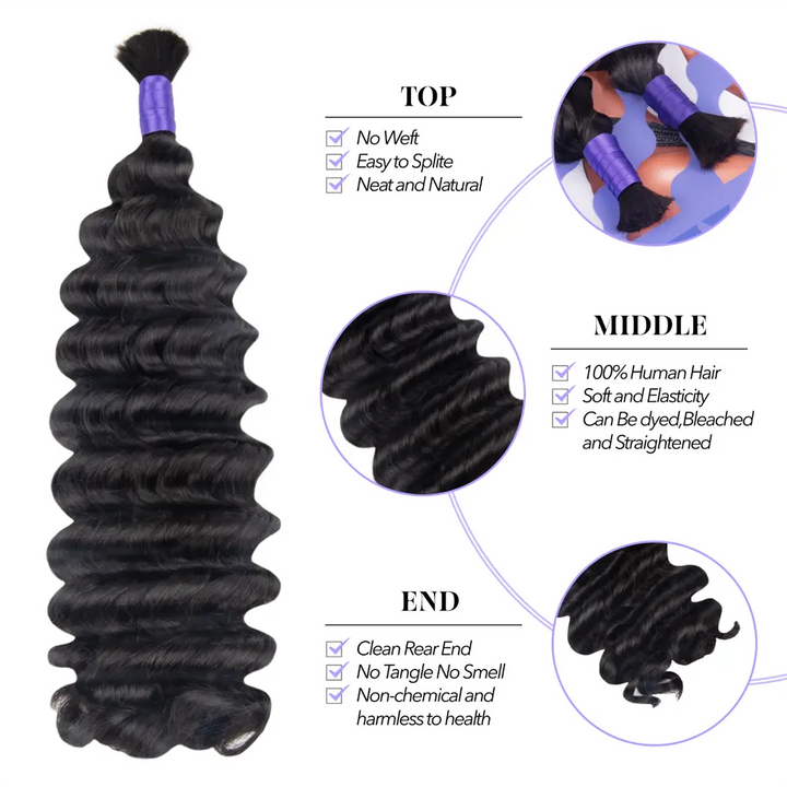 Double Drawn Deep_Wave_Braiding_Hair