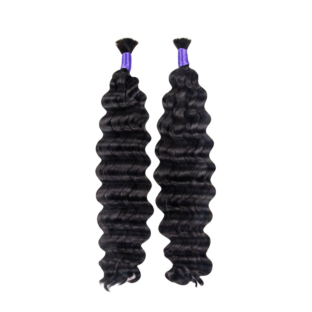 Double Drawn Water Wave Braiding Hair