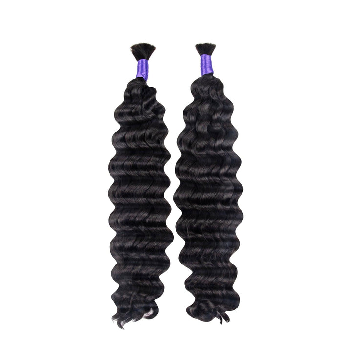 Double Drawn Water Wave Braiding Hair