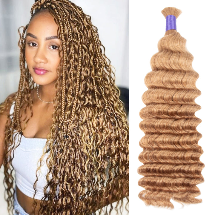 color 27 braiding hair deep wave