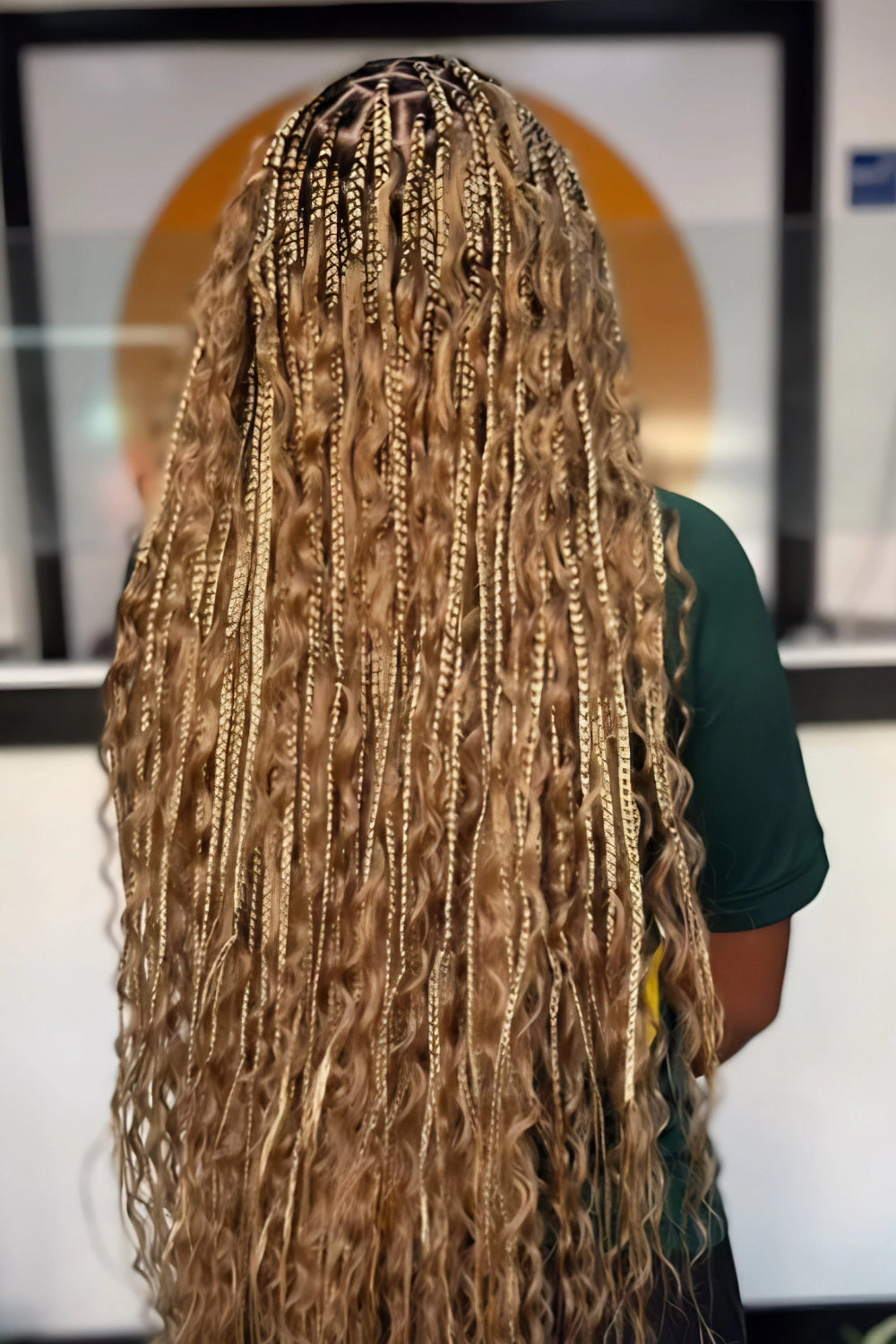 color 27 braids boho box braids