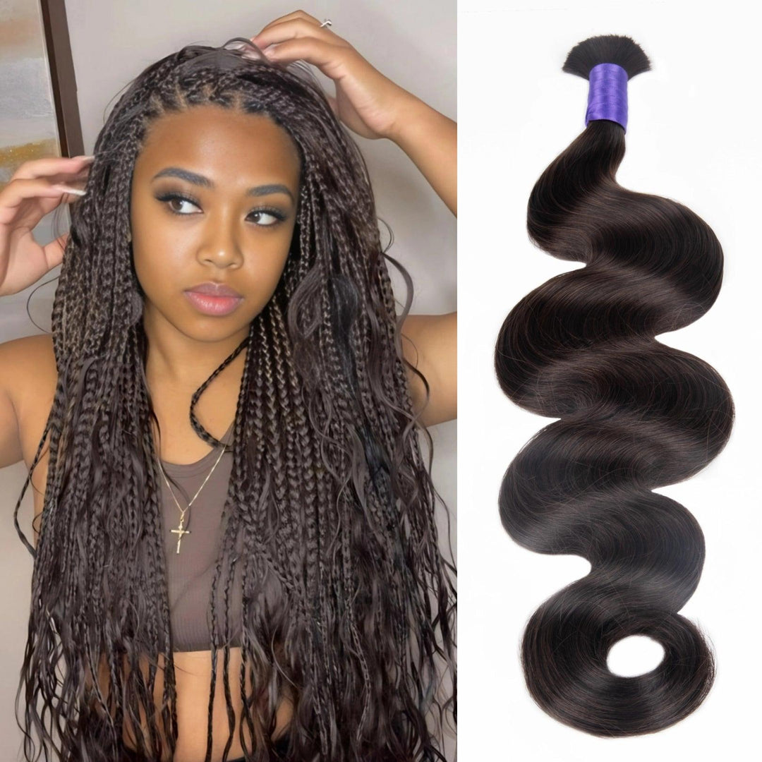 color 2 body wave braiding hair