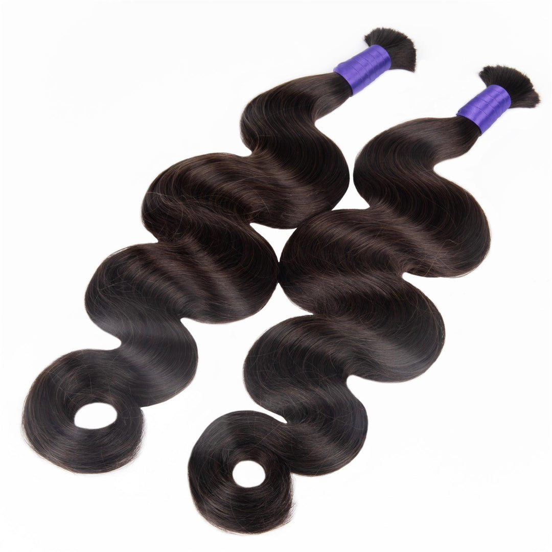 color 2 body wave human braiding hair