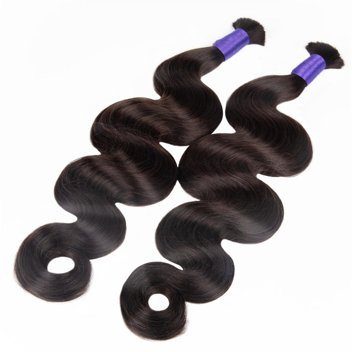 color 2 body wave human braiding hair