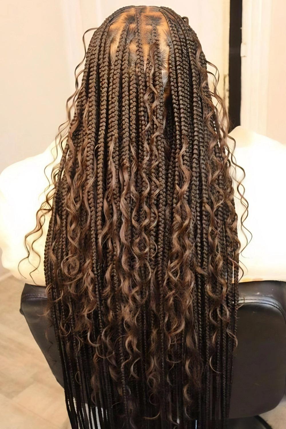 color 2 braiding hair boho braids with human hair