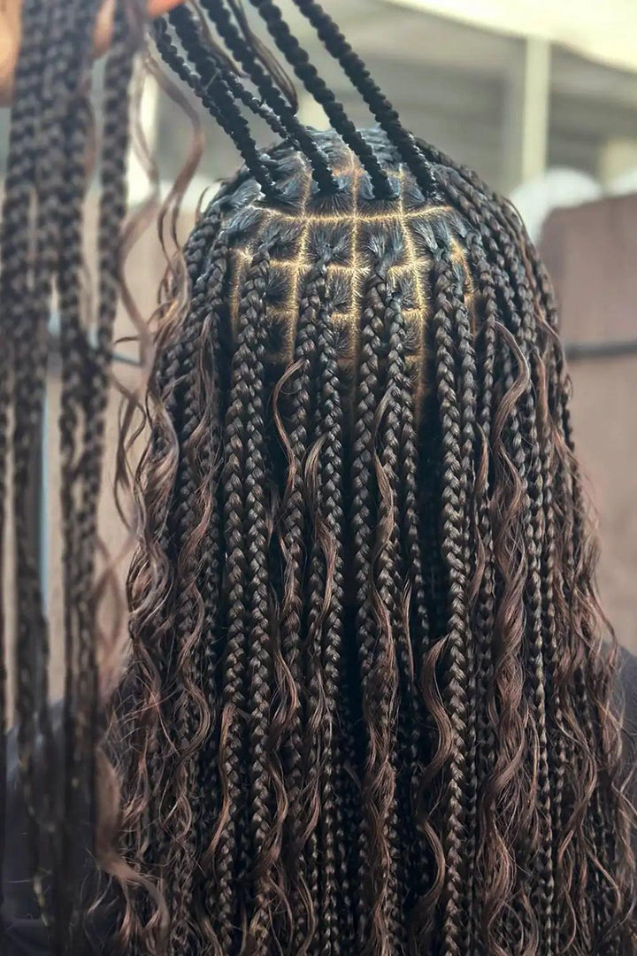 color 2 human braiding boho bulk braids