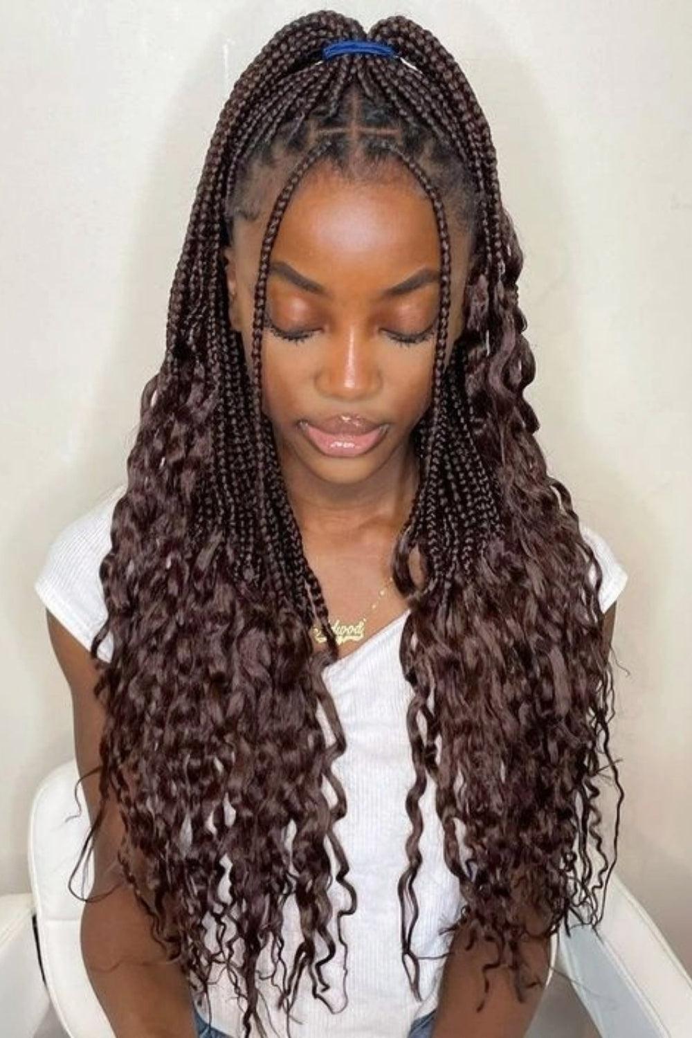 color 33 braiding hair human hair boho braids