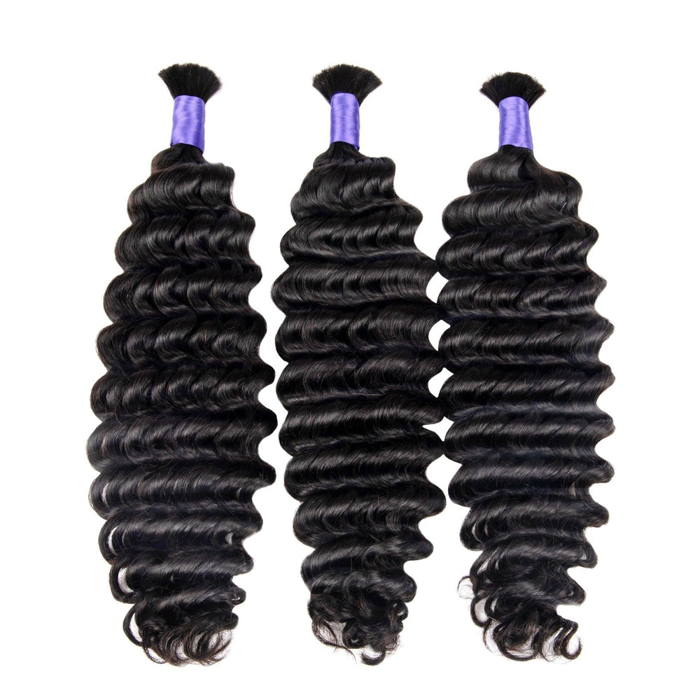 deep wave human hair for braiding