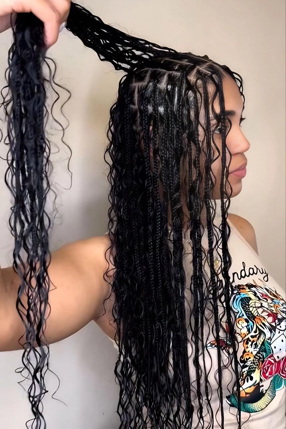 hair for boho braids