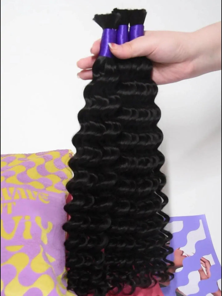 DEEP WAVE BRAIDING HAIR VIDEO