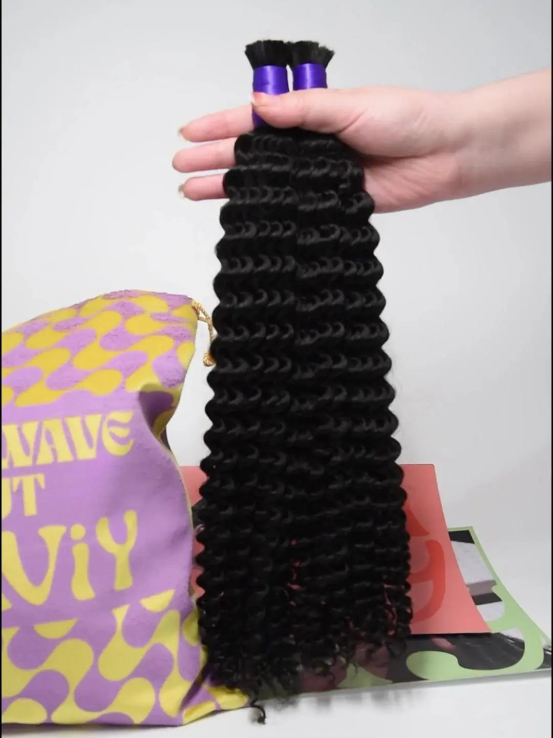 KINKY CURLY BRAIDING HUMAN HAIR VIDEO