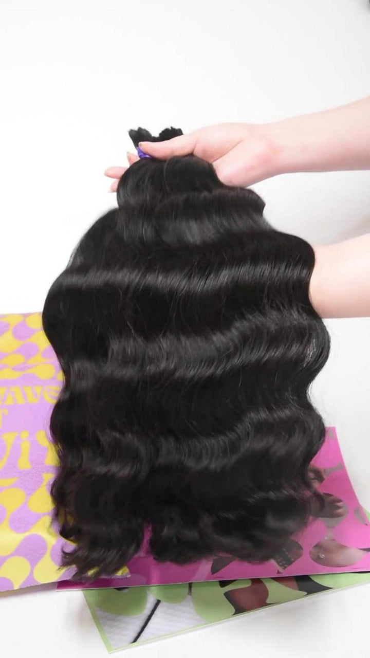 loose wave braiding hair