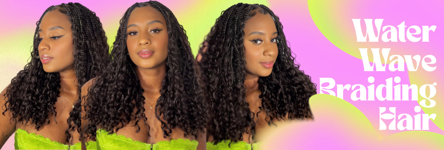 water wave braiding hair